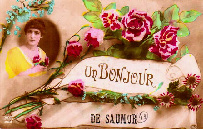 Cartes postales anciennes > CARTES POSTALES > carte postale ancienne > cartes-postales-ancienne.com Souvenirs Saumur