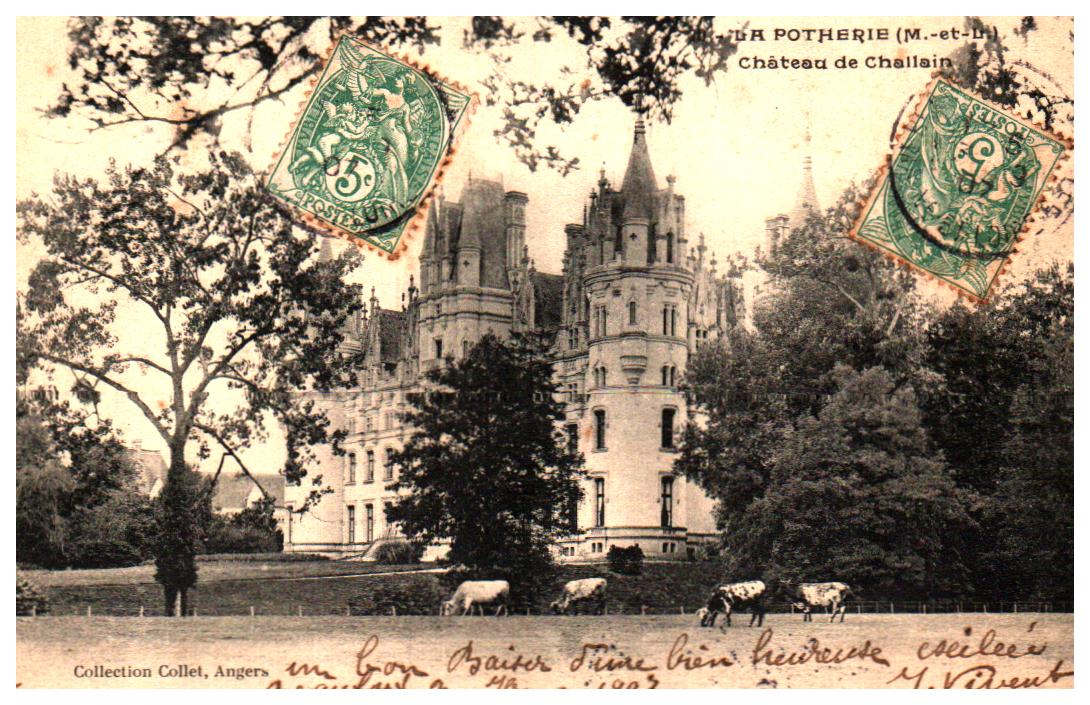 Cartes postales anciennes > CARTES POSTALES > carte postale ancienne > cartes-postales-ancienne.com Pays de la loire Maine et loire Challain La Potherie
