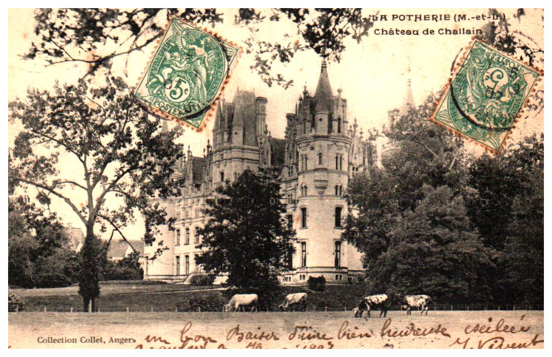 Cartes postales anciennes > CARTES POSTALES > carte postale ancienne > cartes-postales-ancienne.com Pays de la loire Challain La Potherie