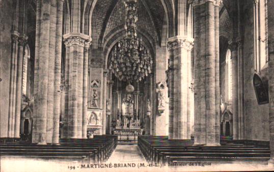 Cartes postales anciennes > CARTES POSTALES > carte postale ancienne > cartes-postales-ancienne.com Pays de la loire Maine et loire Martigne Briand