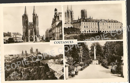 Cartes postales anciennes > CARTES POSTALES > carte postale ancienne > cartes-postales-ancienne.com Normandie Manche Coutances