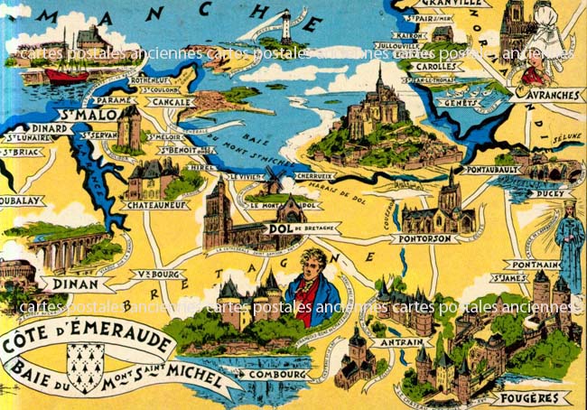 Cartes postales anciennes > CARTES POSTALES > carte postale ancienne > cartes-postales-ancienne.com Normandie Manche