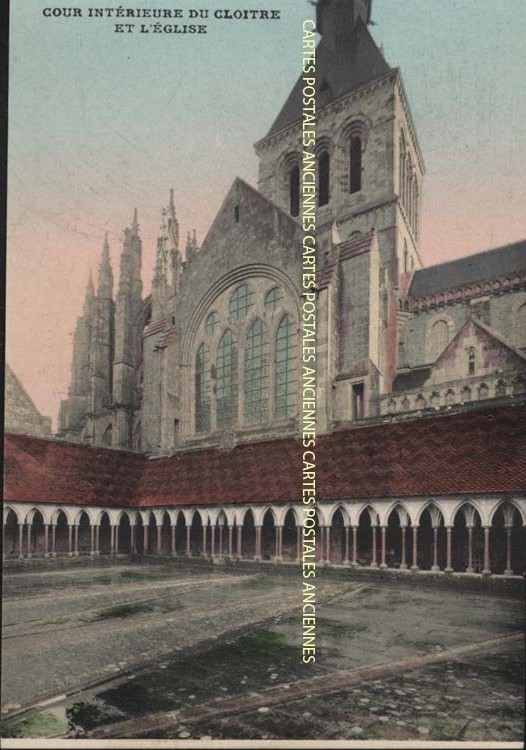 Cartes postales anciennes > CARTES POSTALES > carte postale ancienne > cartes-postales-ancienne.com Normandie Manche Le Mont Saint Michel
