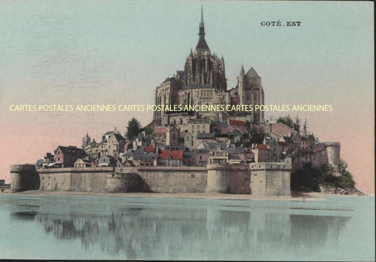 Cartes postales anciennes > CARTES POSTALES > carte postale ancienne > cartes-postales-ancienne.com Normandie Manche Le Mont Saint Michel