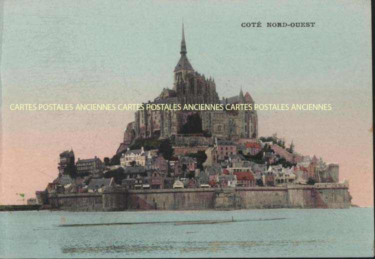 Cartes postales anciennes > CARTES POSTALES > carte postale ancienne > cartes-postales-ancienne.com Normandie Manche Le Mont Saint Michel