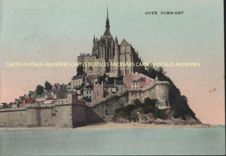 Cartes postales anciennes > CARTES POSTALES > carte postale ancienne > cartes-postales-ancienne.com Normandie Manche Le Mont Saint Michel