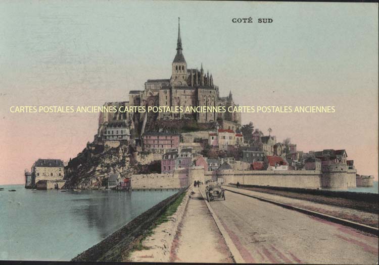 Cartes postales anciennes > CARTES POSTALES > carte postale ancienne > cartes-postales-ancienne.com Normandie Manche Le Mont Saint Michel