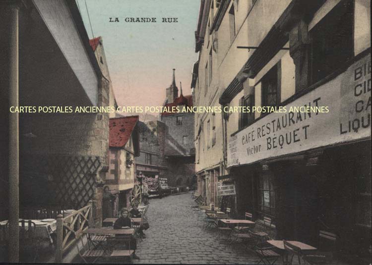 Cartes postales anciennes > CARTES POSTALES > carte postale ancienne > cartes-postales-ancienne.com Normandie Manche Le Mont Saint Michel