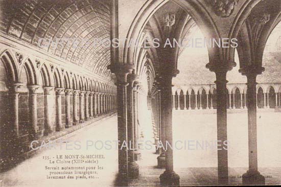 Cartes postales anciennes > CARTES POSTALES > carte postale ancienne > cartes-postales-ancienne.com Normandie Manche Le Mont Saint Michel