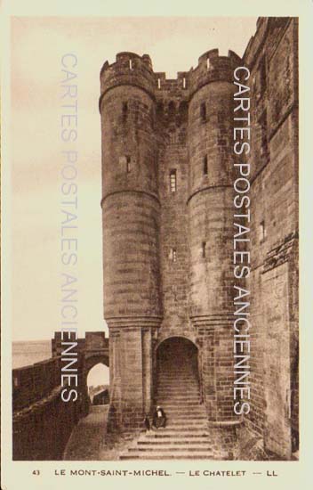 Cartes postales anciennes > CARTES POSTALES > carte postale ancienne > cartes-postales-ancienne.com Normandie Manche Le Mont Saint Michel