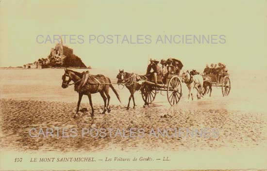 Cartes postales anciennes > CARTES POSTALES > carte postale ancienne > cartes-postales-ancienne.com Normandie Manche Le Mont Saint Michel
