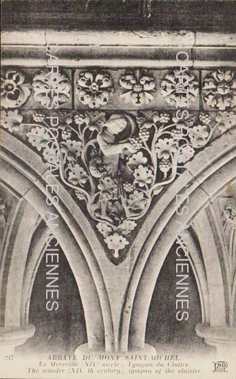 Cartes postales anciennes > CARTES POSTALES > carte postale ancienne > cartes-postales-ancienne.com Normandie Manche Le Mont Saint Michel