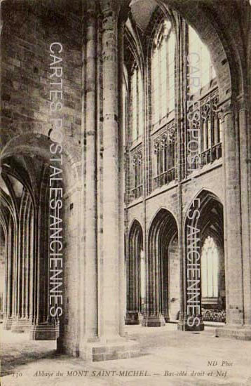 Cartes postales anciennes > CARTES POSTALES > carte postale ancienne > cartes-postales-ancienne.com Normandie Manche Le Mont Saint Michel