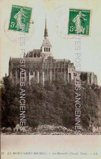 Cartes postales anciennes > CARTES POSTALES > carte postale ancienne > cartes-postales-ancienne.com Normandie Manche Le Mont Saint Michel