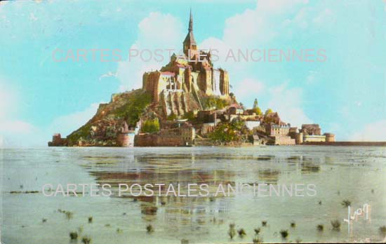 Cartes postales anciennes > CARTES POSTALES > carte postale ancienne > cartes-postales-ancienne.com Normandie Manche Le Mont Saint Michel