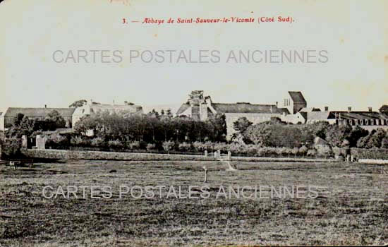 Cartes postales anciennes > CARTES POSTALES > carte postale ancienne > cartes-postales-ancienne.com Normandie Manche Saint Sauveur Le Vicomte