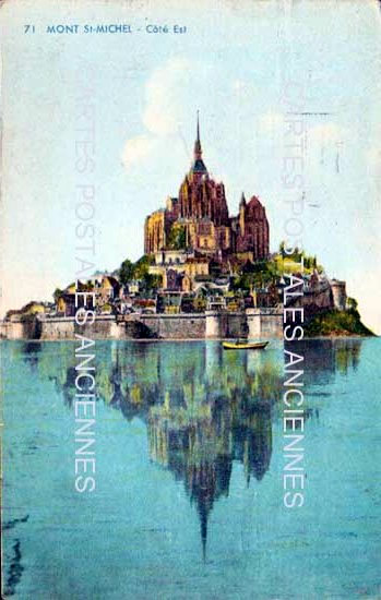 Cartes postales anciennes > CARTES POSTALES > carte postale ancienne > cartes-postales-ancienne.com Normandie Manche Le Mont Saint Michel