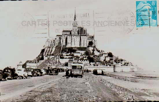 Cartes postales anciennes > CARTES POSTALES > carte postale ancienne > cartes-postales-ancienne.com Normandie Manche Le Mont Saint Michel