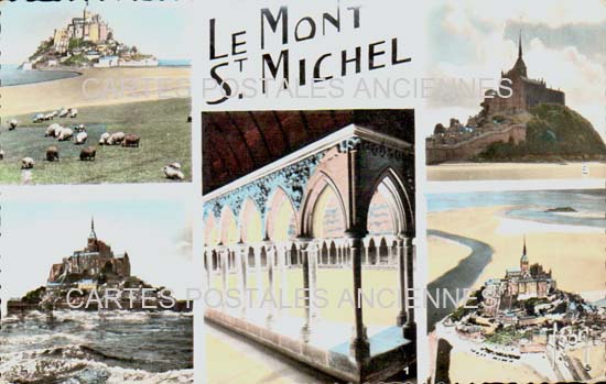Cartes postales anciennes > CARTES POSTALES > carte postale ancienne > cartes-postales-ancienne.com Normandie Manche Le Mont Saint Michel