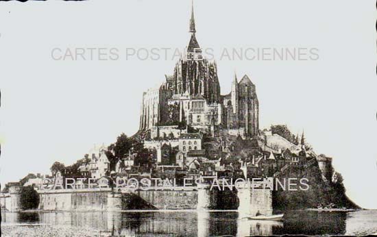 Cartes postales anciennes > CARTES POSTALES > carte postale ancienne > cartes-postales-ancienne.com Normandie Manche Le Mont Saint Michel