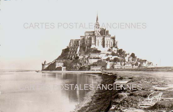 Cartes postales anciennes > CARTES POSTALES > carte postale ancienne > cartes-postales-ancienne.com Normandie Manche Le Mont Saint Michel
