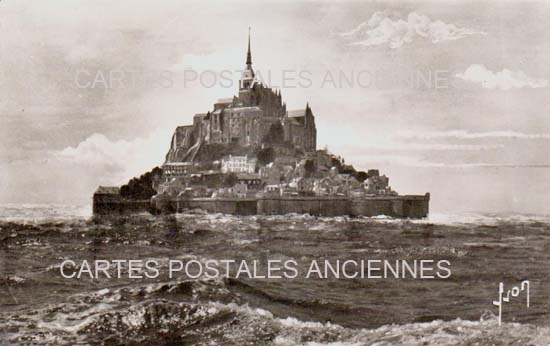 Cartes postales anciennes > CARTES POSTALES > carte postale ancienne > cartes-postales-ancienne.com Normandie Manche Le Mont Saint Michel