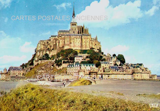 Cartes postales anciennes > CARTES POSTALES > carte postale ancienne > cartes-postales-ancienne.com Normandie Manche Le Mont Saint Michel