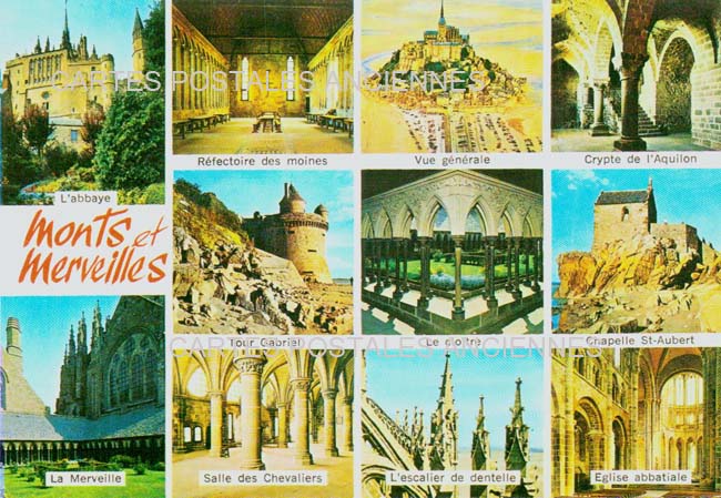 Cartes postales anciennes > CARTES POSTALES > carte postale ancienne > cartes-postales-ancienne.com Normandie Manche Le Mont Saint Michel