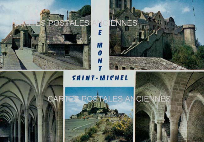 Cartes postales anciennes > CARTES POSTALES > carte postale ancienne > cartes-postales-ancienne.com Normandie Manche Le Mont Saint Michel