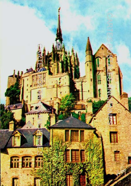 Cartes postales anciennes > CARTES POSTALES > carte postale ancienne > cartes-postales-ancienne.com Normandie Manche Le Mont Saint Michel