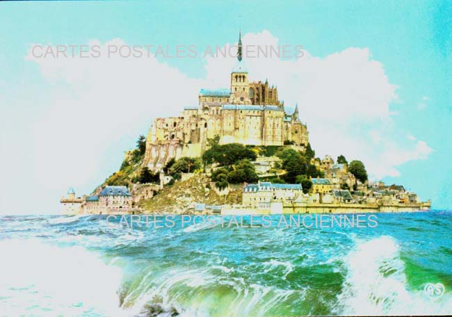 Cartes postales anciennes > CARTES POSTALES > carte postale ancienne > cartes-postales-ancienne.com Normandie Manche Le Mont Saint Michel