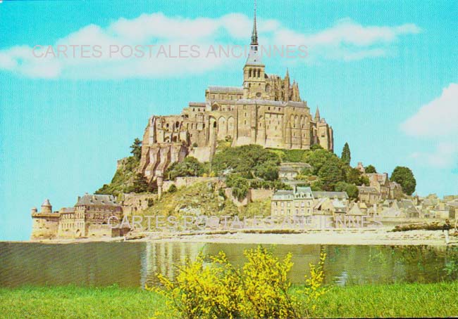 Cartes postales anciennes > CARTES POSTALES > carte postale ancienne > cartes-postales-ancienne.com Normandie Manche Le Mont Saint Michel