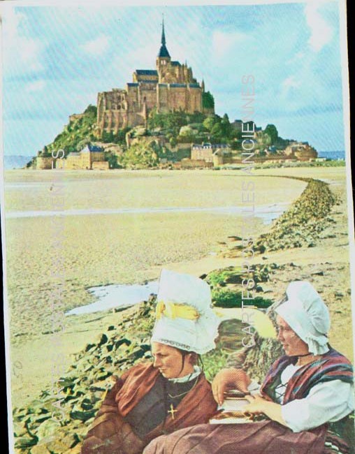 Cartes postales anciennes > CARTES POSTALES > carte postale ancienne > cartes-postales-ancienne.com Normandie Manche Le Mont Saint Michel