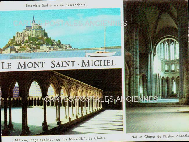Cartes postales anciennes > CARTES POSTALES > carte postale ancienne > cartes-postales-ancienne.com Normandie Manche Le Mont Saint Michel