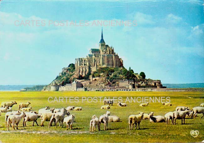 Cartes postales anciennes > CARTES POSTALES > carte postale ancienne > cartes-postales-ancienne.com Normandie Manche Le Mont Saint Michel