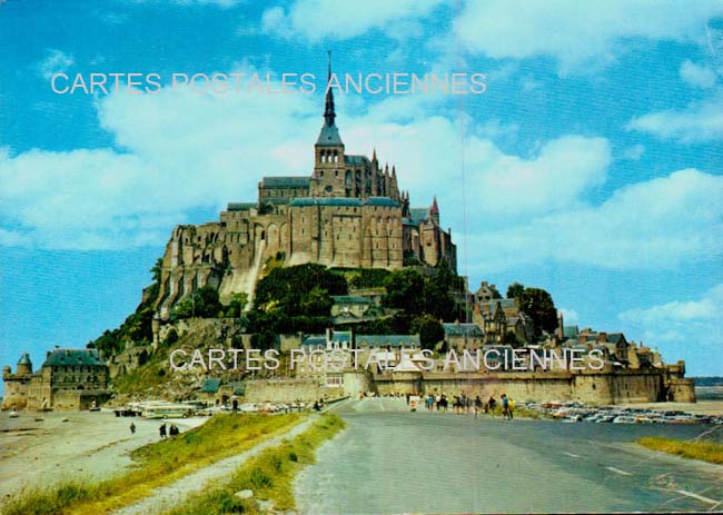 Cartes postales anciennes > CARTES POSTALES > carte postale ancienne > cartes-postales-ancienne.com Normandie Manche Le Mont Saint Michel