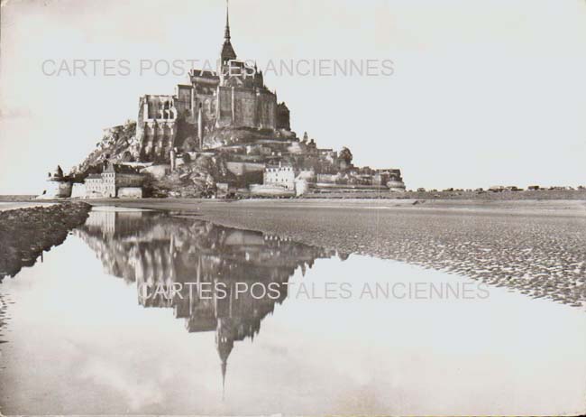 Cartes postales anciennes > CARTES POSTALES > carte postale ancienne > cartes-postales-ancienne.com Normandie Manche Le Mont Saint Michel