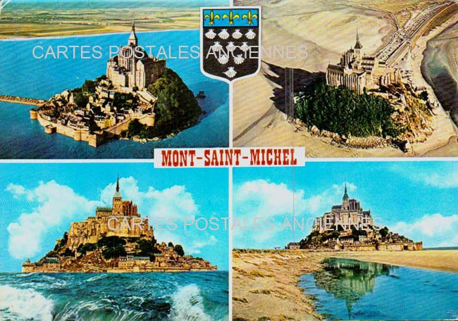 Cartes postales anciennes > CARTES POSTALES > carte postale ancienne > cartes-postales-ancienne.com Normandie Manche Le Mont Saint Michel