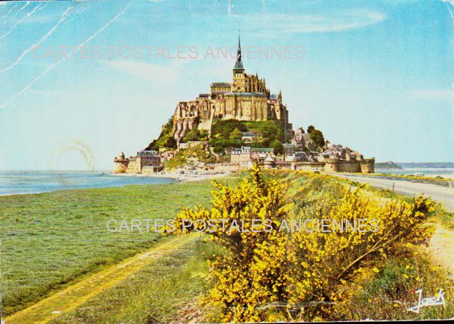 Cartes postales anciennes > CARTES POSTALES > carte postale ancienne > cartes-postales-ancienne.com Normandie Manche Le Mont Saint Michel