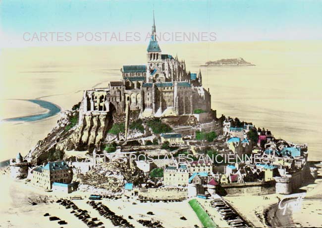 Cartes postales anciennes > CARTES POSTALES > carte postale ancienne > cartes-postales-ancienne.com Normandie Manche Le Mont Saint Michel