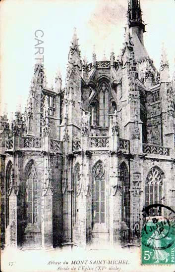 Cartes postales anciennes > CARTES POSTALES > carte postale ancienne > cartes-postales-ancienne.com Normandie Manche Le Mont Saint Michel