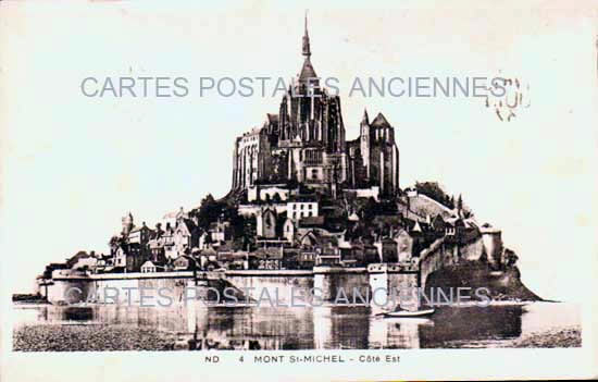 Cartes postales anciennes > CARTES POSTALES > carte postale ancienne > cartes-postales-ancienne.com Normandie Manche Le Mont Saint Michel