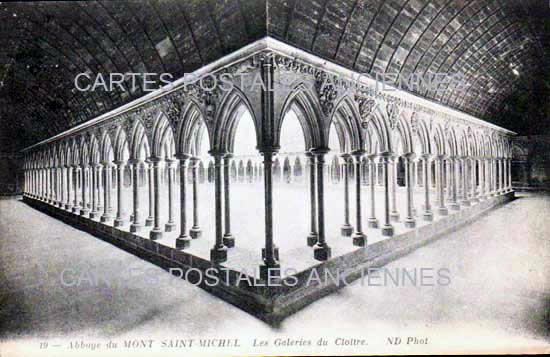 Cartes postales anciennes > CARTES POSTALES > carte postale ancienne > cartes-postales-ancienne.com Normandie Manche Le Mont Saint Michel