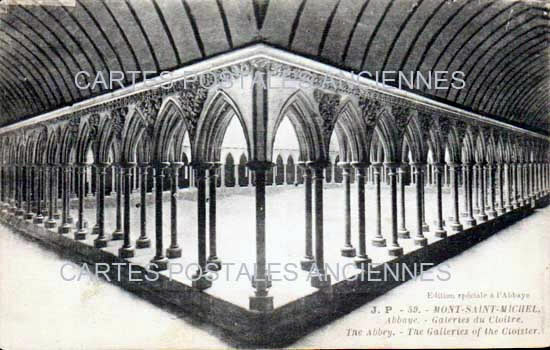 Cartes postales anciennes > CARTES POSTALES > carte postale ancienne > cartes-postales-ancienne.com Normandie Manche Le Mont Saint Michel