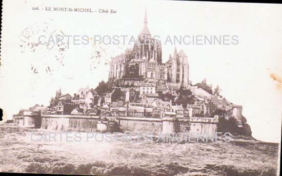 Cartes postales anciennes > CARTES POSTALES > carte postale ancienne > cartes-postales-ancienne.com Normandie Manche Le Mont Saint Michel