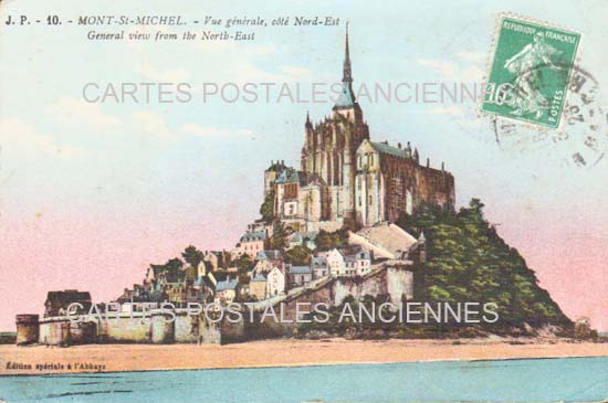 Cartes postales anciennes > CARTES POSTALES > carte postale ancienne > cartes-postales-ancienne.com Normandie Manche Le Mont Saint Michel