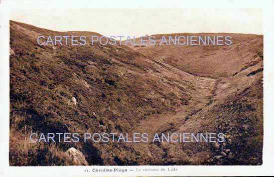 Cartes postales anciennes > CARTES POSTALES > carte postale ancienne > cartes-postales-ancienne.com Normandie Manche Carolles