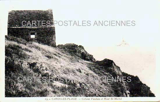 Cartes postales anciennes > CARTES POSTALES > carte postale ancienne > cartes-postales-ancienne.com Normandie Manche Carolles