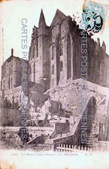 Cartes postales anciennes > CARTES POSTALES > carte postale ancienne > cartes-postales-ancienne.com Normandie Manche Le Mont Saint Michel