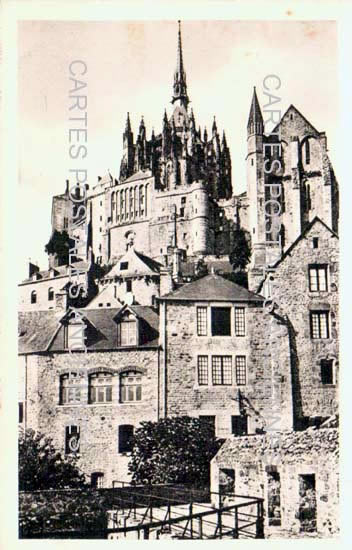 Cartes postales anciennes > CARTES POSTALES > carte postale ancienne > cartes-postales-ancienne.com Normandie Manche Le Mont Saint Michel